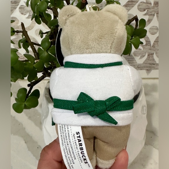 NWT Starbucks 2026 Spring Pink Cherry Blossom Tumbler & Bearista Keychain Bear - Picture 4 of 6